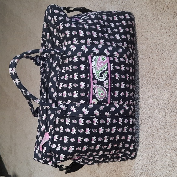 Vera Bradley Bags Vera Bradley Pink Elephant Duffle Poshmark